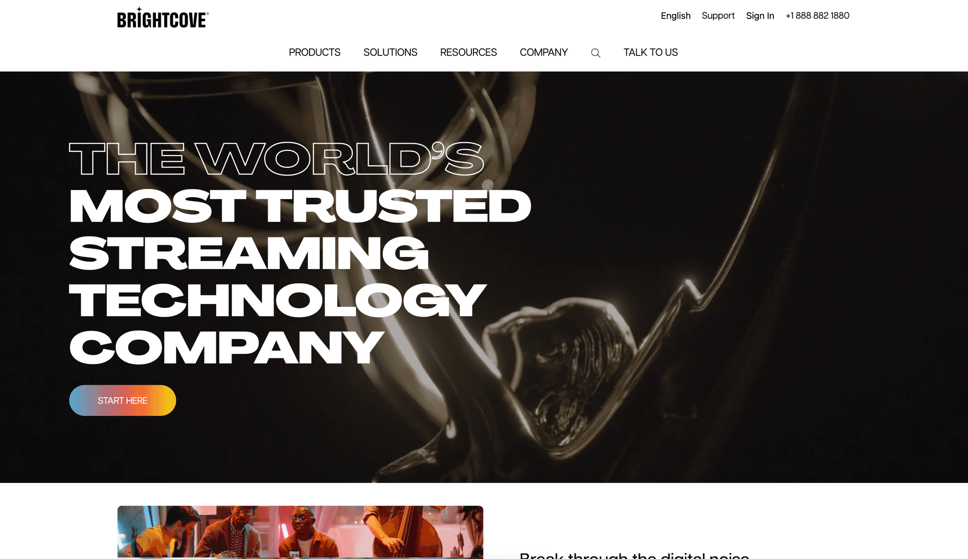 Brightcove Homepage